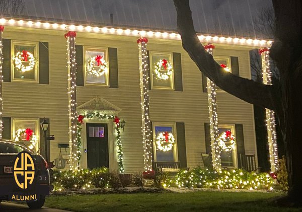 The History of Christmas Lights on Houses