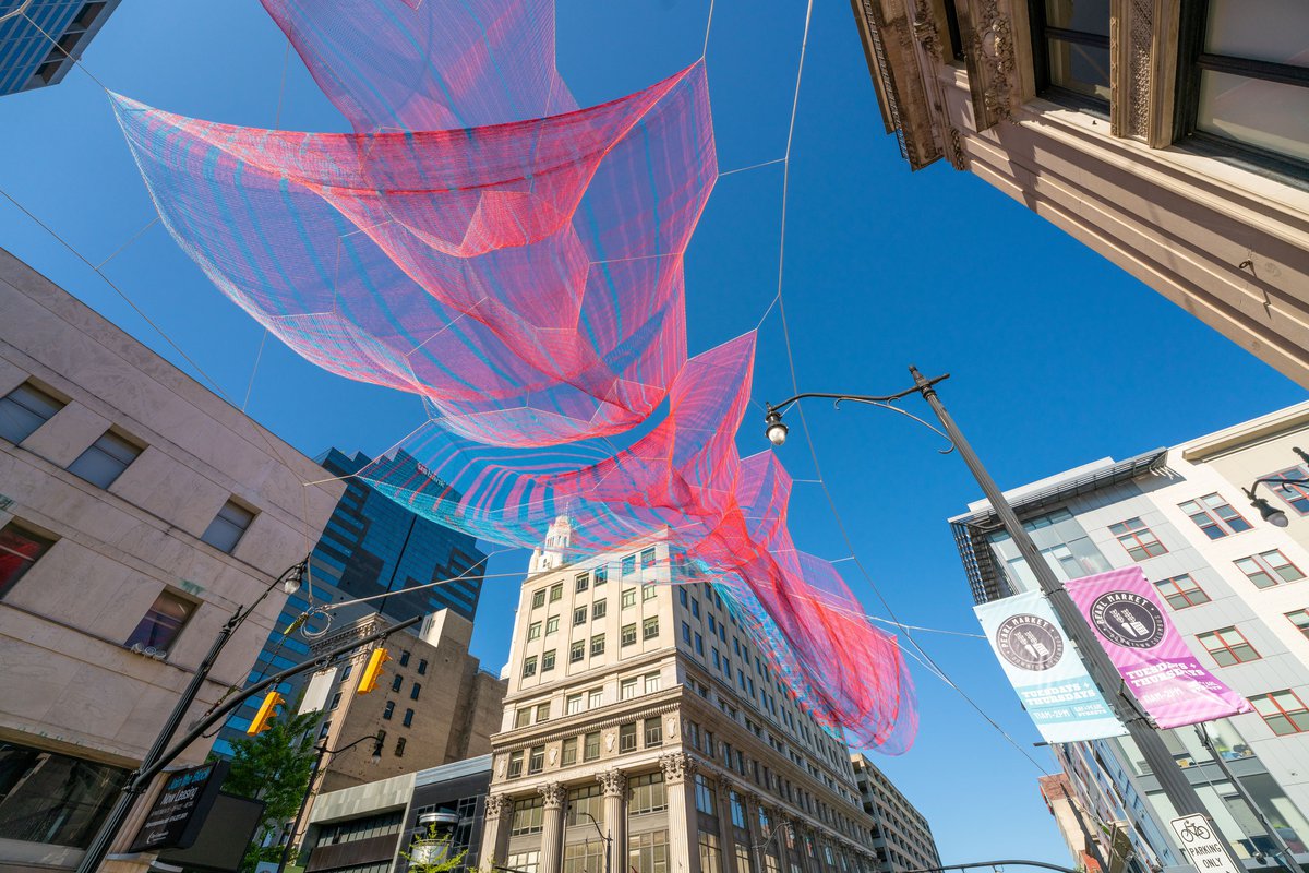 Artist and visionary Janet Echelman creates a new piece for Columbus