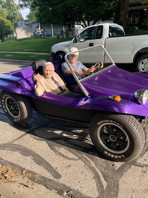 Purple sales dune buggy