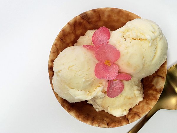 Pawpaw Ice Cream with Candied Flowers.jpg